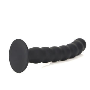 Plug Anal pour femmes jouets sexuels vibrateur gode en Silicone noir avec Base pliée énorme poupée de sexe godemichet Anal en Silicone Juguetes Sexuales - Product Image 4