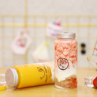 Bouteilles jetables en PET de 350/500/650 ml – Contenants alimentaires étanches pour Bubble Tea, jus, café, champagne et soda