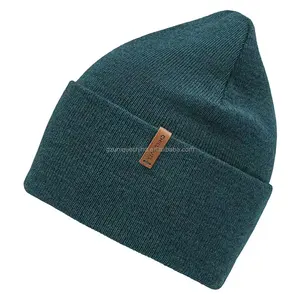 Thời Trang Mùa Đông Furry Dệt Kim Mohair Beanie Hat Cap Thiết Kế Có Thể Đảo Ngược Unisex Len Beanie