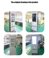 32 "support de sol IP65 étanche extérieur Restaurant écran tactile système de commande et paiement kiosque commande Machine pour Restaurant