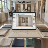 Logiciel de conception de menuiseries PolyBoard Pro-PP avec rendu 3D pour les menuisiers, avec guide d'installation