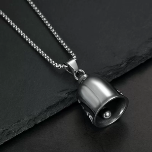 Cloche en acier inoxydable Rose-Gun Punk Gremlin pour moto Guardian Biker Gremlin <span class=keywords><strong>Bell</strong></span> Ride Exorcist <span class=keywords><strong>Bell</strong></span> pour hommes femmes - Product Image 4