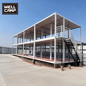 <span class=keywords><strong>บ้าน</strong></span>สำเร็จรูป WELLCAMP โมเดิร์นหรูหรา 2-3 ชั้น โครงสร้างเหล็กสำเร็จรูป แผงแซนวิช ขนาด 20 ฟุต 40 ฟุต แบบแพ็คแบน <span class=keywords><strong>บ้าน</strong></span>คอนเทนเนอร์สองห้องนอน สำหรับสำนักงาน - Product Image 4