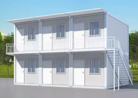Maison conteneur modulaire préfabriquée abordable de 20 pieds pour bureau de chantier