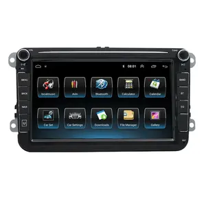 Radio con GPS para coche, reproductor de dvd estéreo, 8 pulgadas, 2Din, vídeo, para Volkswagen, VW, Golf, Passat b6, Touran, Polo, Sedan, Tiguan