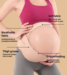 Nouvel arrivage de <span class=keywords><strong>ceinture</strong></span> de ventre de maternité réglable invisible avec soutien abdominal et dorsal avec logo personnalisé pour <span class=keywords><strong>les</strong></span> femmes enceintes - Product Image 3