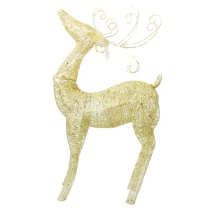 Shuangyuan Wholesale Glitter Metal Deer Indoor <strong>Christmas</strong> Decoration Craft Handmade <strong>Artwork</strong> - Product Image 6