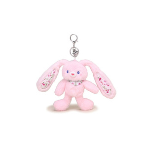 Porte-clés poupée à oreilles de lapin florales mignonnes, cadeau idéal pour les meilleures amies, pendentif de sac pour filles, inspiré d'un jouet en peluche animé - Product Image 2