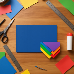 Foglio di Schiuma EVA ILAN 60x40cm Blu Reale, Materiale per Artigianato - Product Image 3