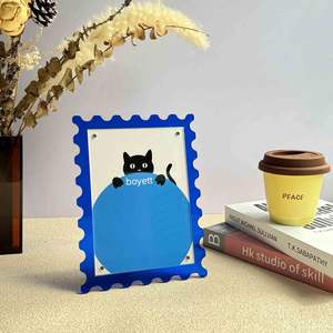 Présentoir de cadre de Photo acrylique écologique coloré décoratif magnétique Transparent pour cadre de panneau de Clip de carte postale <span class=keywords><strong>Polaroid</strong></span> - Product Image 6