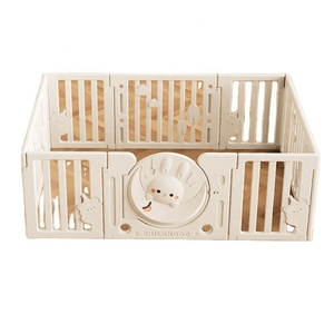 Vendita calda recinzione bambino box pieghevole per bambini in plastica per interni set completi Corrales Para Bebes box con scivolo e casetta - Product Image 1