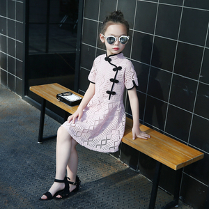 Nouveaux produits 2017, robes traditionnelles chinoises pour filles, créateur de mode pour enfants - Product Image 4