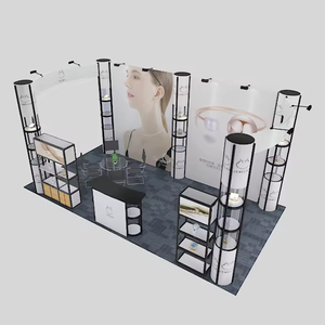 Cadre en aluminium de conception modulaire de 10x20 FT personnalisé vitrine transparente pliable en spirale tour de torsion support de boîte à lumière pour le commerce - Product Image 4