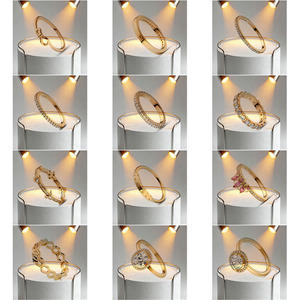 Joyería de Alta Calidad para Mujer - <span class=keywords><strong>Anillo</strong></span> de Diamantes de Una Hilera con Logotipo S925 Ale - Venta al por Mayor para San Valentín/Día de la Madre - Product Image 2