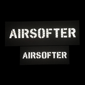 Outdoor Eco-Vriendelijke Handgemaakte Ijzer-Op Laser-Cut Vilt Stof Patches Voor Hoeden Reflecterend Nachtlicht Ir Identificatie Markering - Product Image 2