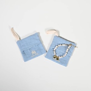 GLAMPKG New Eco-Friendly Linen Cotton Jewelry Custom Size for Earrings Necklace Ring Can Be CustomizeJewelry Gift Bag Packaging - Product Image 5