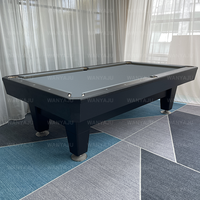Table de billard professionnelle en ardoise noire de qualité supérieure, prix fabricant, norme internationale, retour de boules, table de billard diamant 9 pieds