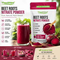 Poudre de racine de betterave végétalienne Beta Vulgaris L, sans OGM, sans gluten, matière première végétale, sans additifs, approvisionnement en vrac