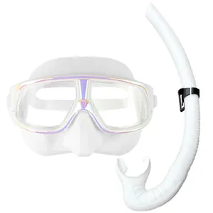 大人の快適なフィットダイビングマスク外国人のための水泳用ゴーグルビッグビジョンスキューバダイビングマスク付きダイビングマスク