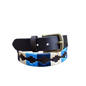 Cinturones Casuales de Cuero Vacuno Vintage a Precio Económico, con Diseño Bordado, Hebilla Rectangular de Acero Inoxidable para Hombre - Product Image 3
