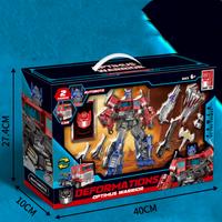 Cybertron Commander, Figura de Acción Transformable, Robot Convertible en Auto y Camión, Modelo de Juguete de Plástico PVC para Niños