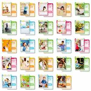 Tarjetas de Memoria con Imágenes de Acciones para el Aprendizaje Interactivo en Casa, 49 Tarjetas de Verbos para Niños - Product Image 4