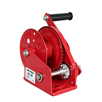 Treuil manuel à double action ROHO 1200LB 2600LB, robuste, autobloquant, avec engrenage trempé haute température pour remorque et bateau