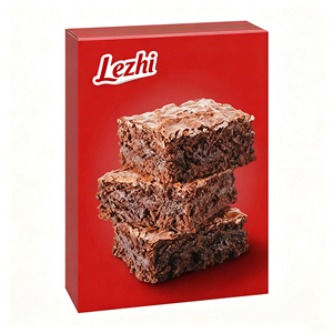 กล่องบรรจุภัณฑ์กระดาษผสมบราวนี่ฟัดจ์ฟัดจ์ฟัดจ์คลาสสิกเกรดอาหารแบบกำหนดเอง - Product Image 6