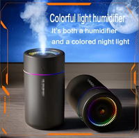 Humidificateur de voiture et diffuseur d'huiles essentielles avec LED colorées, technologie ultrasonique silencieuse pour l'aromathérapie, idéal pour la chambre et le bureau