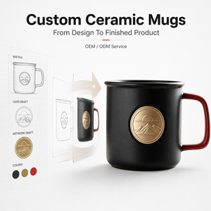 <span class=keywords><strong>Taza</strong></span> de Café de Porcelana Fina con Logotipo Personalizado, Acabado Mate Acanalado, Antiderrames, Apta para Lavavajillas, para Oficina, Promocional - Product Image 1