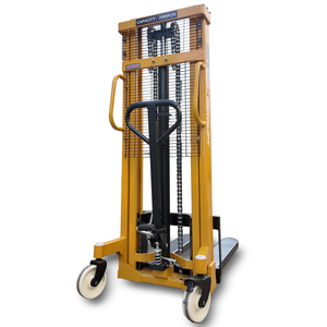 1.6 मीटर 2 मीटर 2.5 3 मीटर 1 टन 1.5टन 2टन 3 टन हाइड्रोलिक हैंड लिफ्ट मैनुअल फोर्कलिफ्ट पैलेट स्टेकर छोटे गोदाम उपयोग चैनल स्टील के लिए - Product Image 6