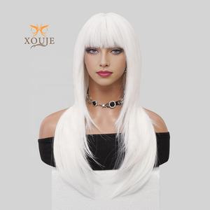 شعر مستعار صناعي قابل للتعديل مصنوع حسب الطلب بمظهر طبيعي وواقعي مناسب للارتداء اليومي للنساء بطول 26 بوصة - Product Image 3