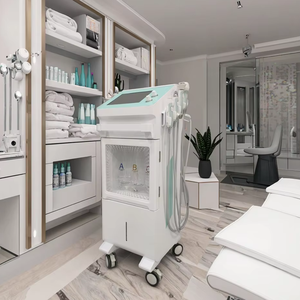 Dpl hydrodermabrasion mặt máy LCD hiển thị công nghệ siêu âm oxy máy bay phản lực Peel điều trị bong bóng chúng tôi/EU/UK/CN cắm da - Product Image 1