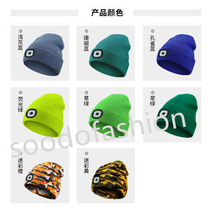 2024 nouveau chapeau chaud lumineux Led personnalisé à la mode course de nuit éclairage de cyclisme garder les chapeaux de <span class=keywords><strong>lampe</strong></span> au chaud et à l'épreuve du froid - Product Image 6