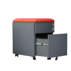Moderno dolap <span class=keywords><strong>demir</strong></span> dolap credenza basa mobile piedistallo in acciaio file storage cabinet piedistallo - Product Image 3
