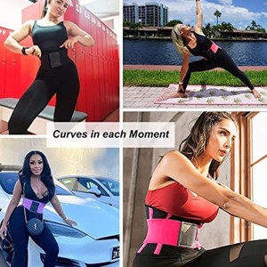 Entrenador de cintura para mujer, cinturón para Fitness, sudor, quema de grasa en el vientre, Control de barriga, soporte para la espalda, entrenamiento, entrenador de cintura ósea - Product Image 3