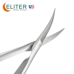 Eliter Nieuwe Productideeën Fabrikanten Micro-Schaar Gebogen Professionele Nagelriemschaar Manicure Nagelriemschaar - Product Image 3