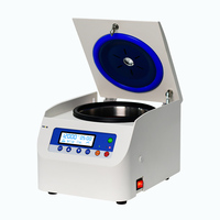 Centrífuga de Sobremesa con Motor sin Escobillas de Alta Velocidad, Ajuste de Velocidad 16500 RPM 31554xg, Pantalla LCD, Portátil