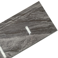 Escalier antidérapant de Restaurant de couleur grise 1200x300mm, carreaux de porcelaine polis en céramique