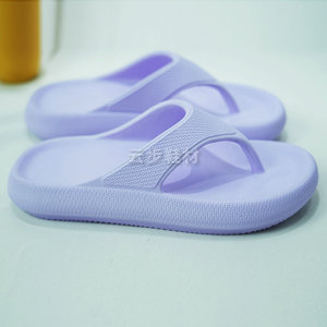 Giảm giá mùa hè nóng bức: Dép nữ đế xuồng cao chất liệu EVA dày màu hồng, chống trơn trượt, đi biển, có tính năng tăng chiều cao - Product Image 6