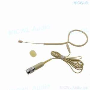 Phổ Biến Poloere Tai Nghe Earhook Mic Head Đeo Microphone Cho Audio-Technica <span class=keywords><strong>Wireless</strong></span> ATW Loạt BeltPack Transmitter - Product Image 2