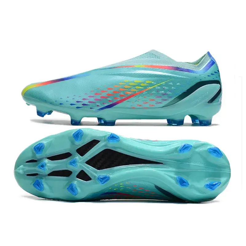 2023 chaussures de football X Speedportal FG hommes Lacelesse Designer crampons clair Aqua Nightstrike au-delà des données de jeu nacrées rapides solaires