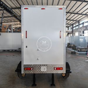 Outdoor Public CE Certified Customized Restroom Bathroom Portable Washroom Luxury Mobile Toilet Double Door Potty Trailer - Product Image 4