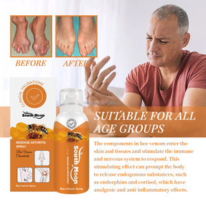 Ménisque Douleur Apaisant Spray Genou Articulation Muscle Maux Crème Polyarthrite Rhumatoïde <span class=keywords><strong>Abeille</strong></span> Genou Douleurs Articulaires Massage Spray - Product Image 1