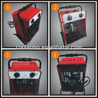 Ventilateur chauffant électrique avec éclairage, options portable et de bureau, capacité de chauffage 1,65 KW/3,3 kW, construction murale