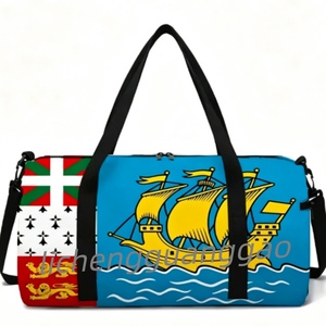 Sac de sport et de <span class=keywords><strong>voyage</strong></span> de qualité avec drapeau du Canada, grand sac de week-end patriotique, sac de <span class=keywords><strong>voyage</strong></span> en forme de tambour, <span class=keywords><strong>pas</strong></span> <span class=keywords><strong>cher</strong></span>, nouveau, personnalisé - Product Image 6