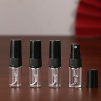 Flacon de parfum vide en vente chaude, 1 ml, 2 ml, 3 ml, 5 ml, 10 ml, flacon de parfum en verre vide, design luxueux, col à visser, rechargeable
