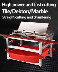 Shijing mesin pemotong chamfer 9605-1600mm, 45 derajat bebas debu ubin marmer lurus dan mesin pemotong chamfer - Product Image 3