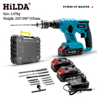 Prix usine Hilda 21V outils électriques sans fil 26mm Lithium perceuse à percussion pour béton bois forage perceuse à percussion ensemble
