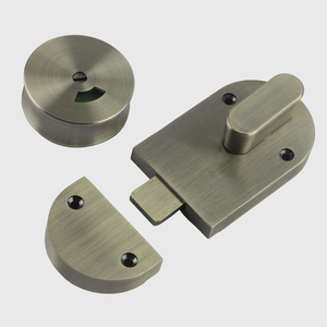 Serrures de cloison de toilettes en acier inoxydable, loquets de porte de toilettes publiques avec indicateur d'occupation, accessoires de quincaillerie - Product Image 3